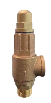 GPRO BRASS SAFETY VALVE, MODEL: GSV1-015, WITHOUT LEVER, CONNECTION : BSPT THREAD